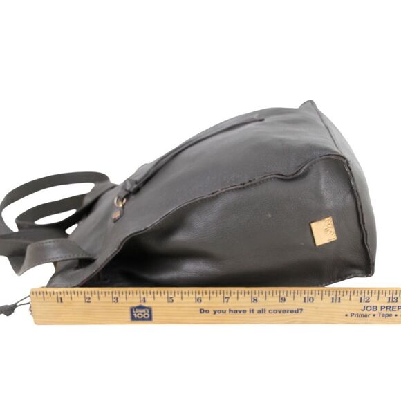 Kooba GRAY GENUINE LEATHER BACKPACK CONVERTIBLE SHOULDER BAG X-BODY PURSE main image 8